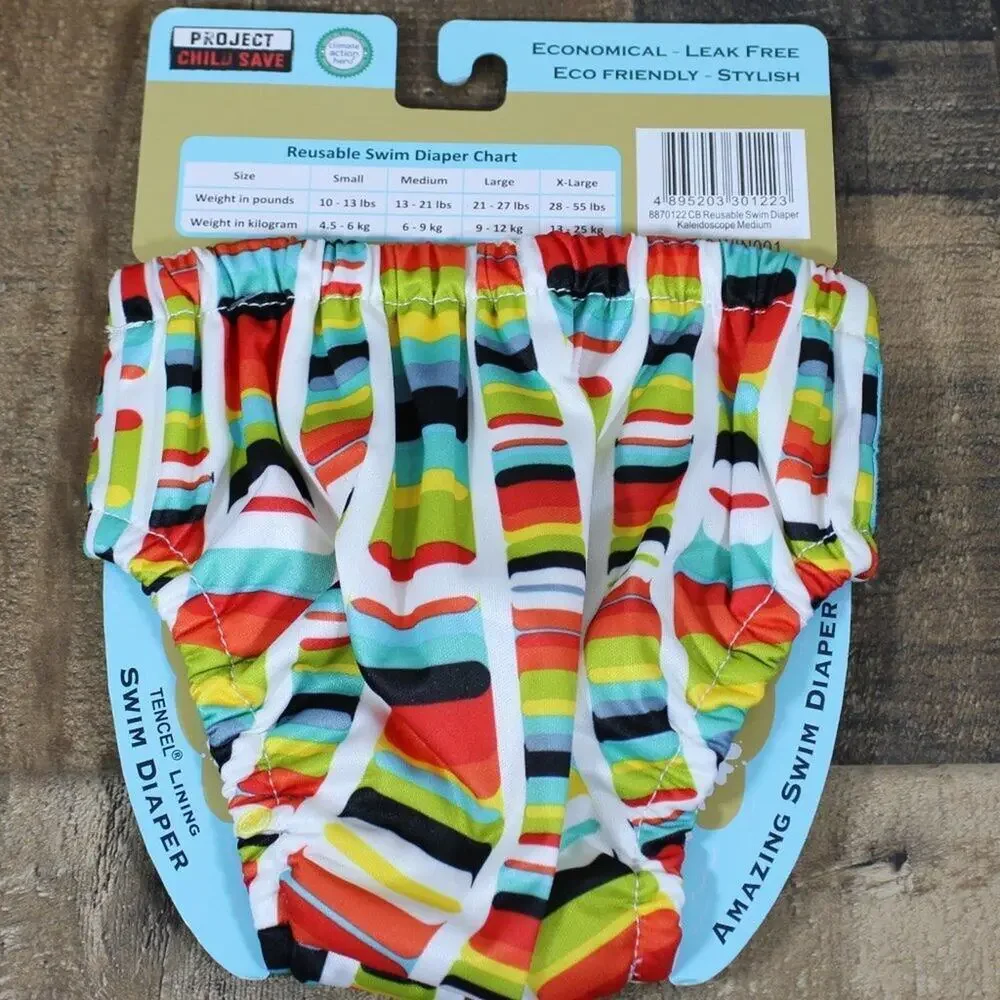 NEW‎ Charlie Banana Medium Boy Girl Reusable Swim Diaper